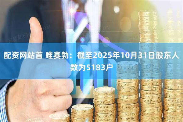 配资网站首 唯赛勃：截至2025年10月31日股东人数为5183户